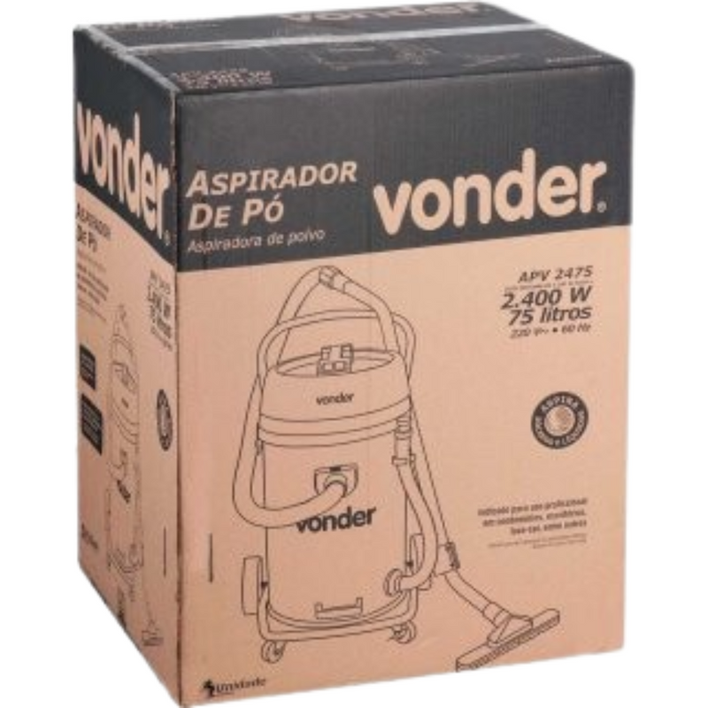 ASPIRADOR PÓ/AGUA APV2475 2400W 220V VONDER